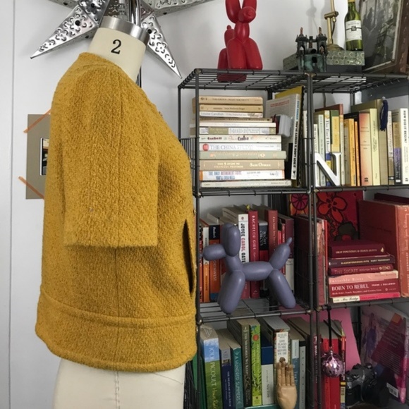 SALE Idra Lasata Military Boucle Tweed Blazer - Picture 7 of 8